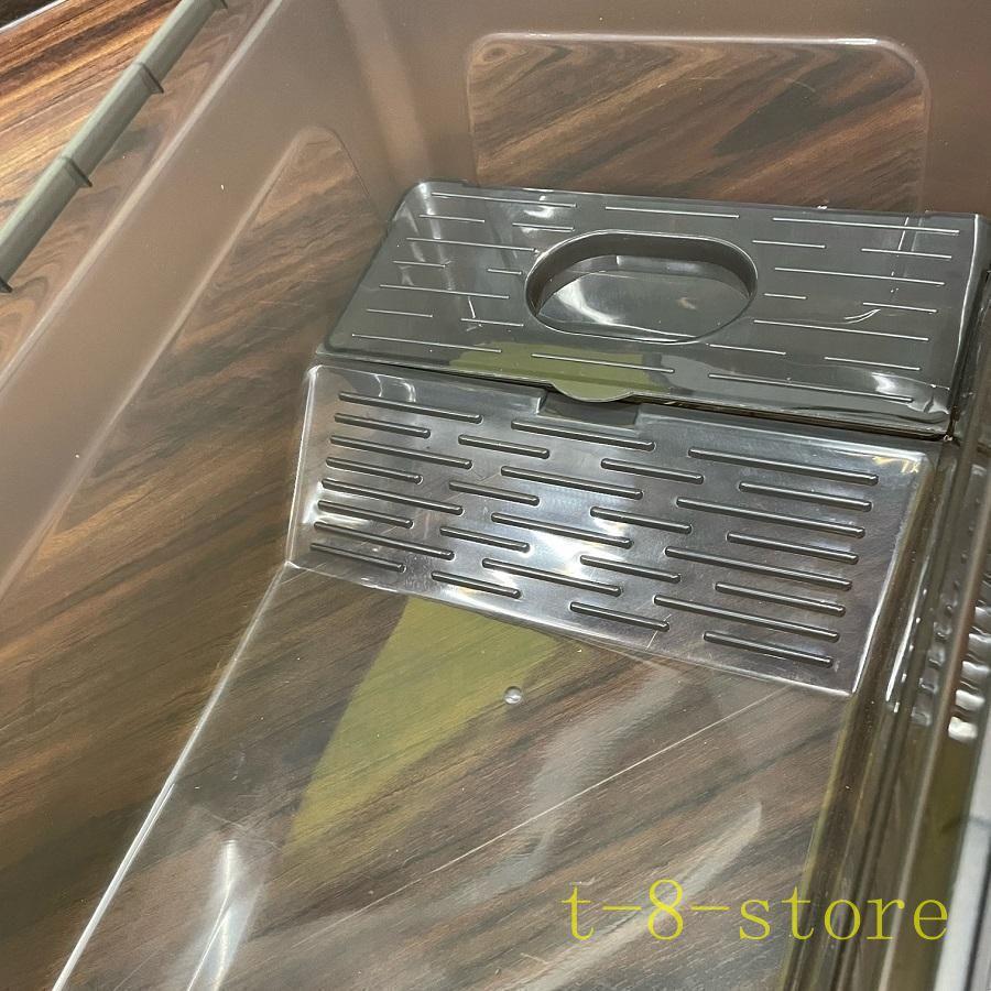 亀ページ 亀飼育ケース (中) タートルタブ 排水口付き タートルタンク 蓋