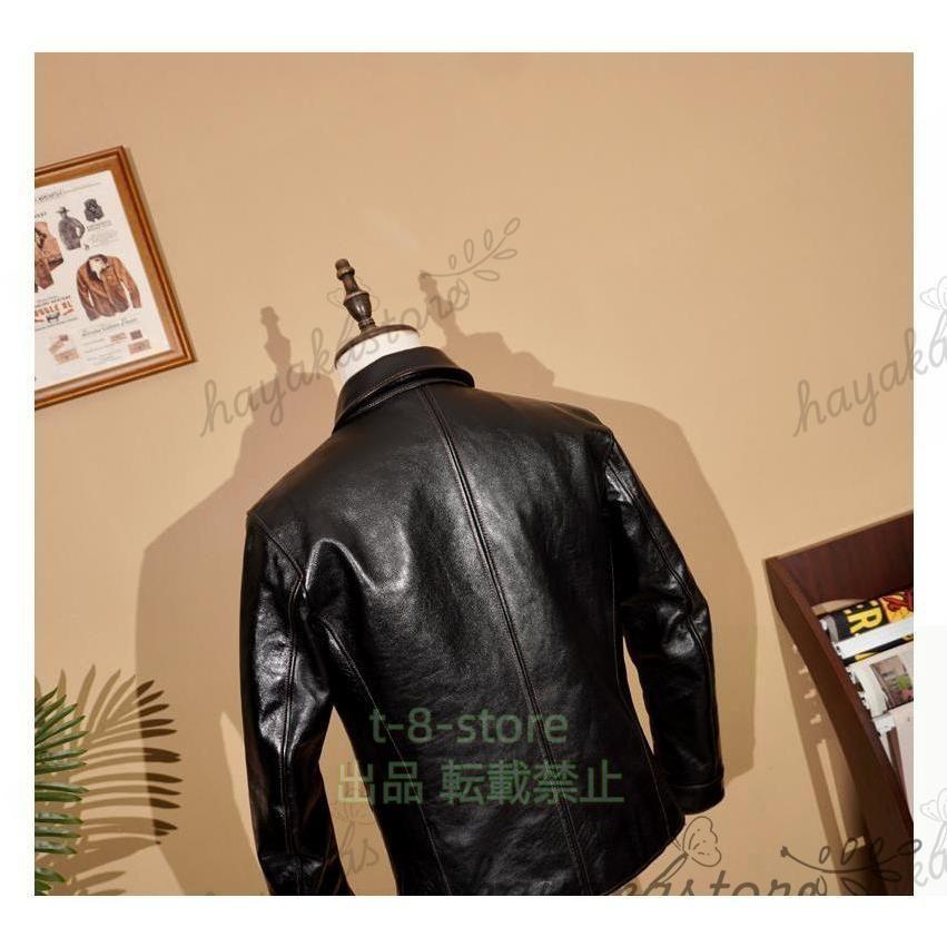 ホースレザー　ドライビングジャケット 楽天市場】新品 芯ホースハイド 復刻50's ドライビングコート