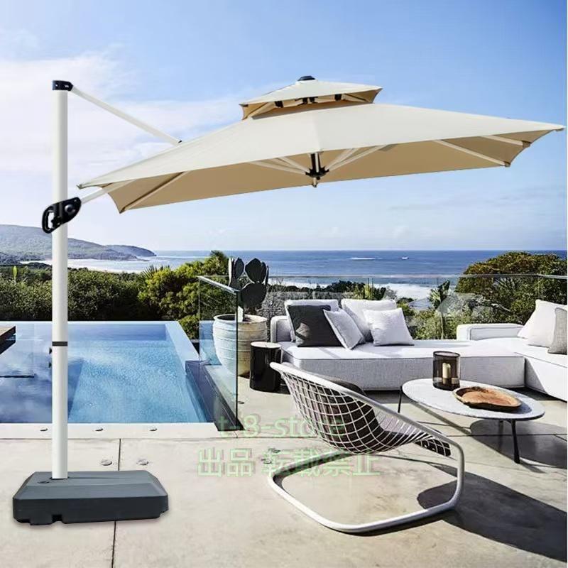 本日特別お値下げ！ガーデンパラソル 270cm UVカット 楽天市場】【2024新登場】パラソル 三層式 ガーデンパラソル