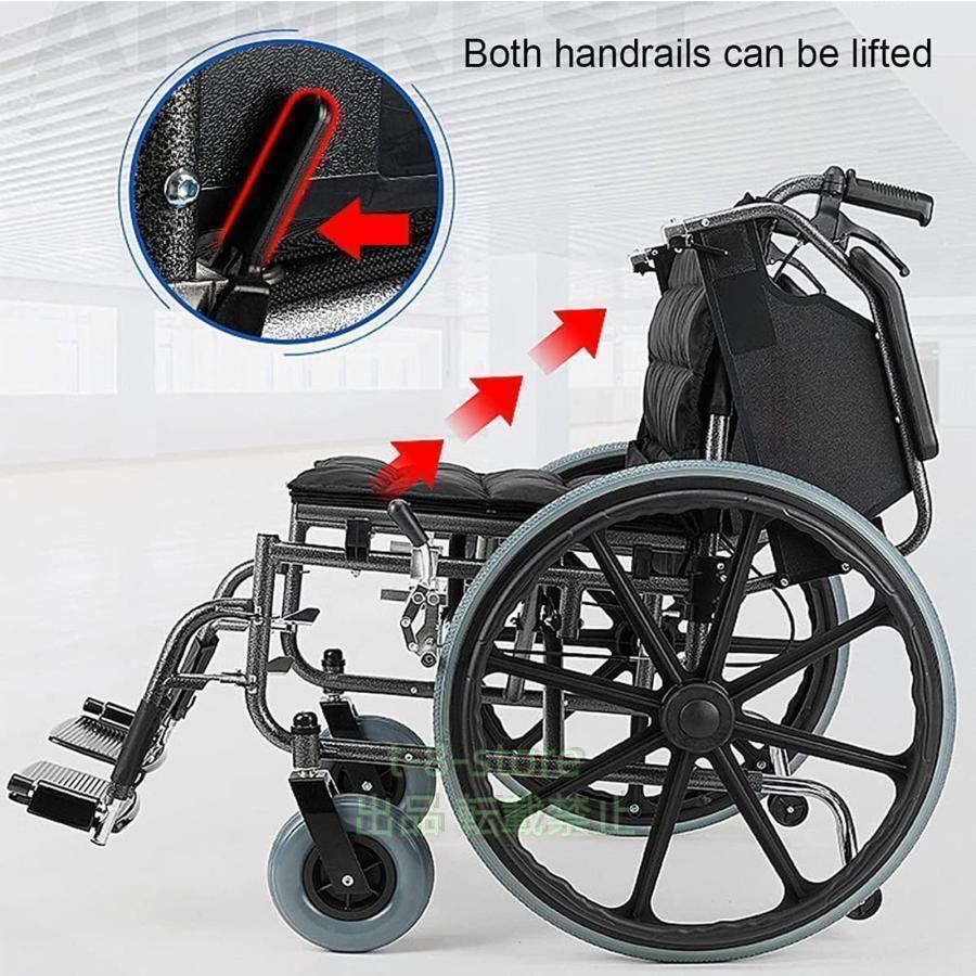 シート幅52cm エクストラワイド 肥満者用 折りたたみ 車椅子 100kgまで シート幅52cm エクストラワイド 肥満者用 折りたたみ 車椅子