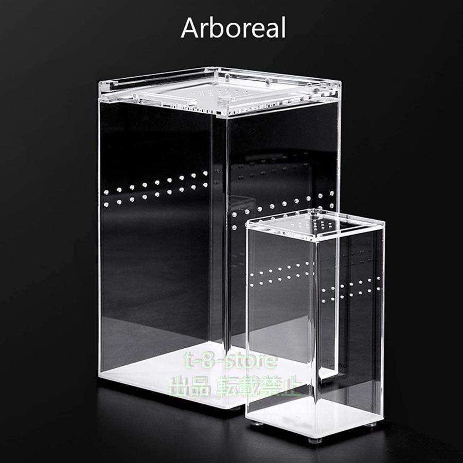 爬虫類 ケージ飼育セットアクリル 換気ボックス飼育ケージ通気性
