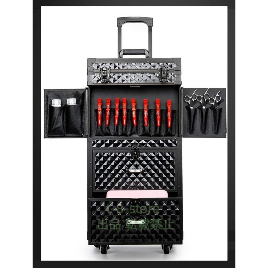 化粧ポーチメイクボックス理容師トリマー美容師錦シザーケースーツール