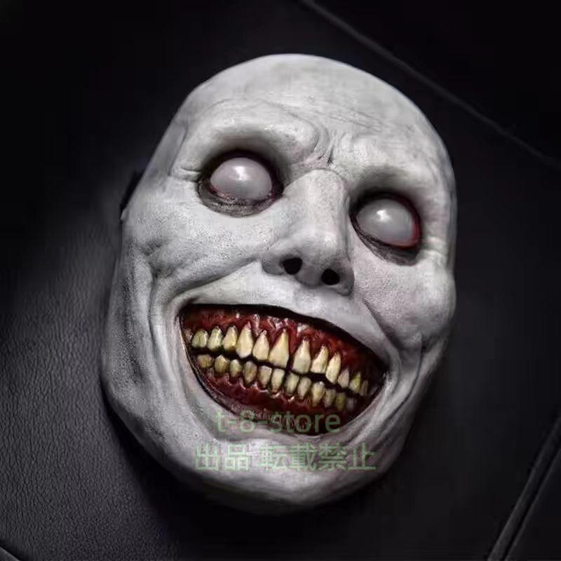 ハロウィンマスク、コスプレ、顔カバー笑う悪魔の悪怖い お面、 超