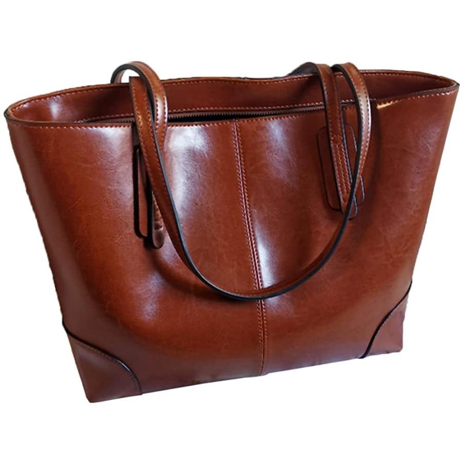Fupuone トートバッグ レディース 大容量 ビジネスバッグ 牛革 トートバッグ T A レザートート Shopsの Fupuone キャメル Shops レザートート 通勤