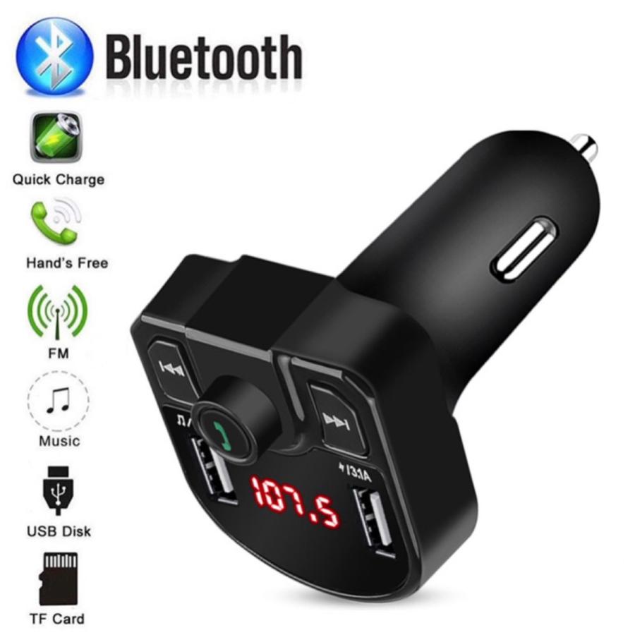 3 Bluetooth FMトランスミッター 充電器 充電 音楽再生 ハンズフリー スマホ シガーソケット SDカード USB 無線 車載 車内 カーアクセサリー 3tora10T&A