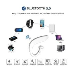 4 Bluetooth　イヤホン　ワイヤレスイヤホン 耳掛け型　イヤフォン イヤホンマイク 片耳　USB 充電 高音質 超軽量　テレワーク　ホワイト｜t-a｜02