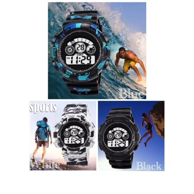 スポーツ腕時計 Ledライト デジタル 腕時計 ミリタリー 耐久性 スポーツ ランニング アウトドア 男女兼用 メンズ レディース カモフラージュ Deli 01 T A ストアー 通販 Yahoo ショッピング