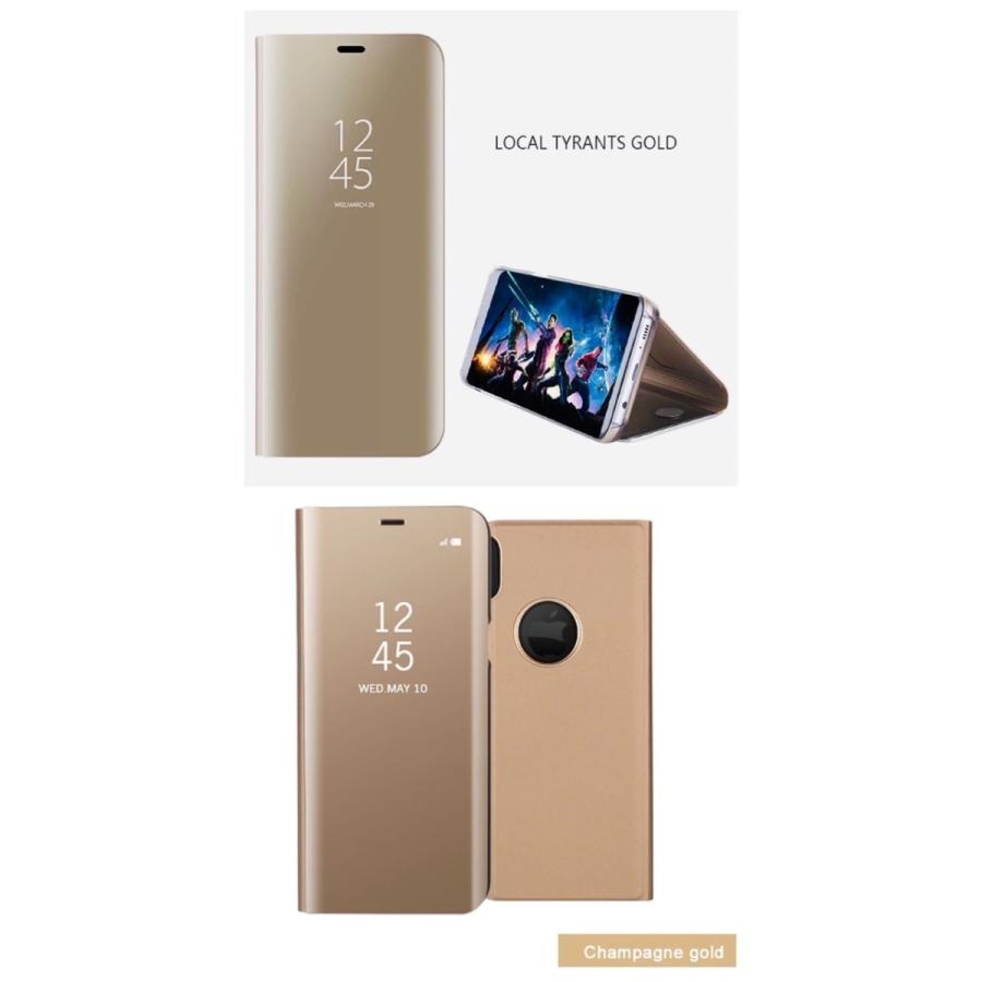 iPhone12 Pro 手帳型ケース ミラーケース 光沢 鏡面 反射 鏡面