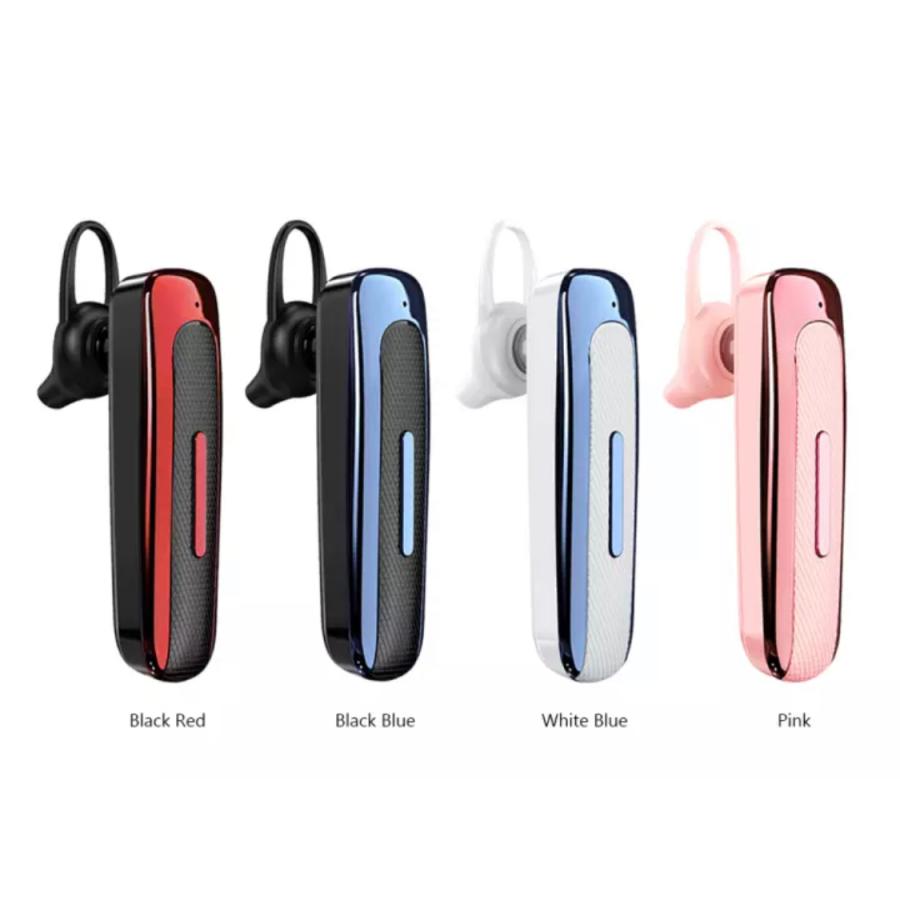 Bluetooth イヤホン ワイヤレスイヤホン Bluetoothイヤホン 耳掛け型 イヤフォン イヤホンマイク 片耳 USB 充電 高音質 超軽量 テレワーク ブルー|t-a|02