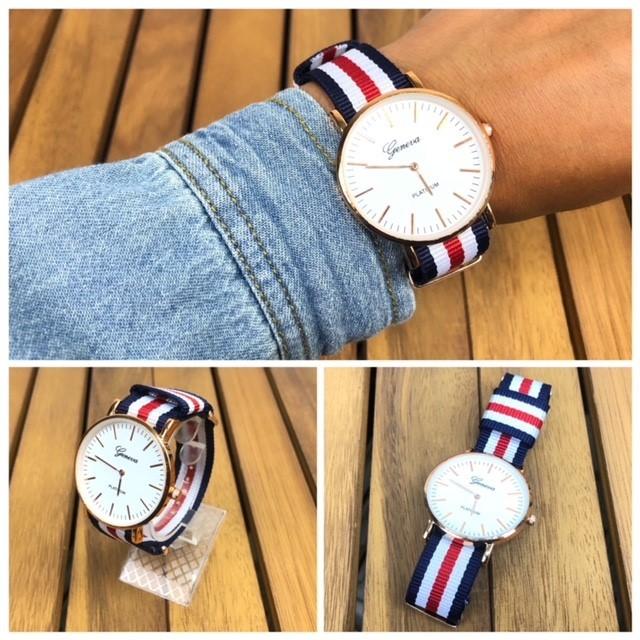 腕時計 時計 ナイロンベルト ペアウォッチ ストライプ マルチカラー カップル時計 アナログ 学生 メンズ レディース ユニセックス 男女兼用 Maruchi01 T A ストアー 通販 Yahoo ショッピング