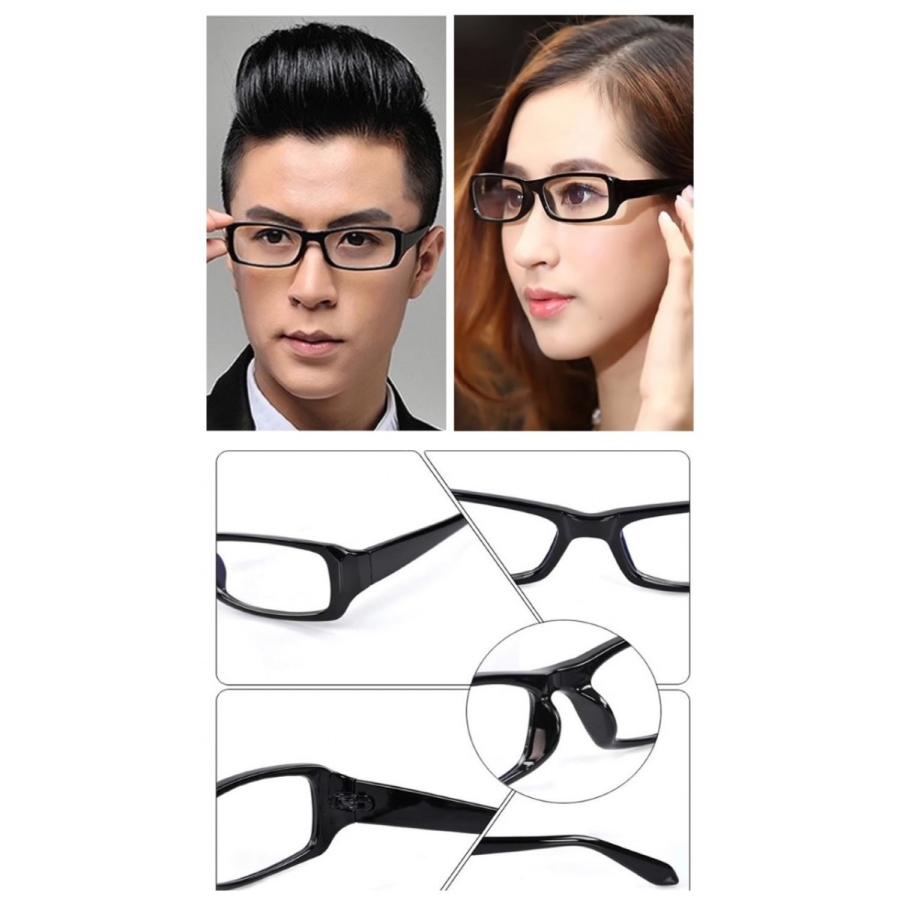 スクエアー ブルーライト眼鏡　メガネ ブルーライトカット 伊達眼鏡 　サングラス　パソコン用 PC用メガネ UVカット ファッション眼鏡 ブラック |  | 02