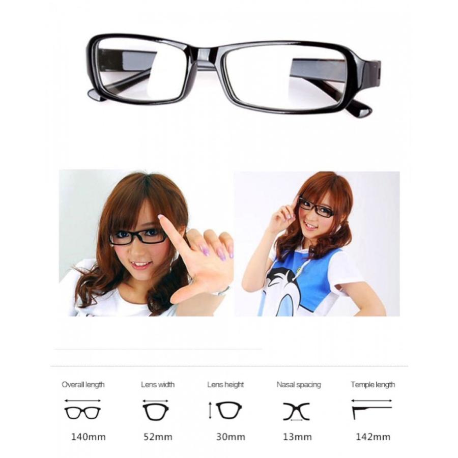 スクエアー ブルーライト眼鏡　メガネ ブルーライトカット 伊達眼鏡 　サングラス　パソコン用 PC用メガネ UVカット ファッション眼鏡 ブラック |  | 03