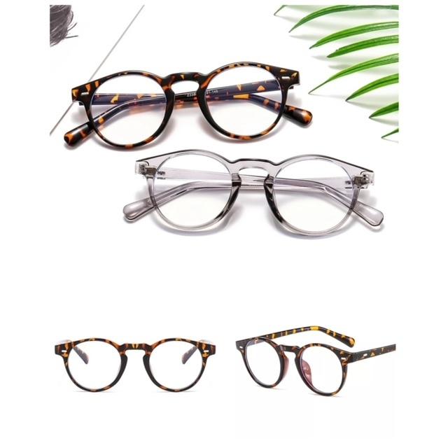 ボストン メガネ べっ甲柄 ブルーライトメガネ ブルーライトカット