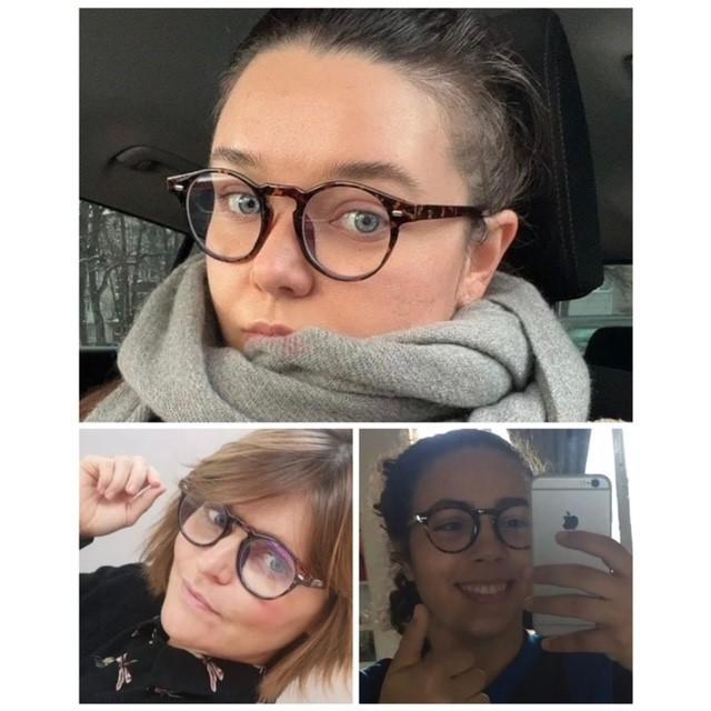 ボストン メガネ べっ甲柄 ブルーライトメガネ ブルーライトカット