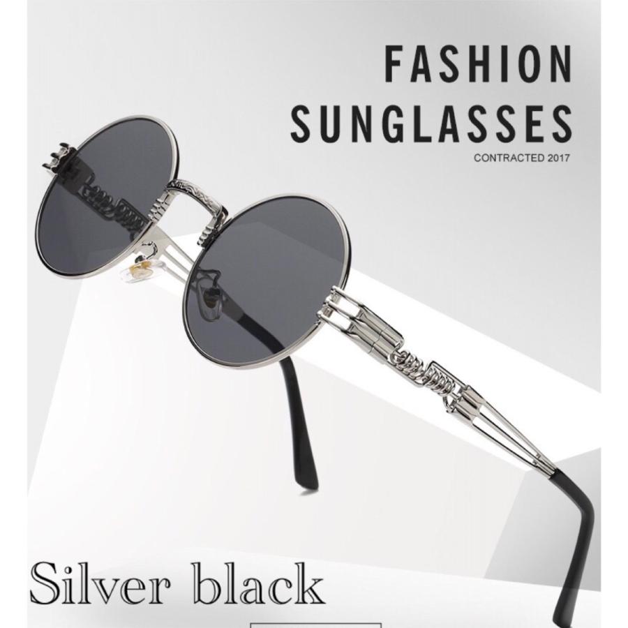 2 サングラス ラウンド ミラーレンズ 伊達メガネ メガネ グラサン ラウンドメガネ Uv400 紫外線カット 日焼け対策 メンズ レディース ブラック シルバー 87 Off
