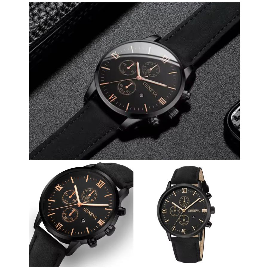 腕時計 時計 クォーツ スエードレザー アナログ レザーベルト