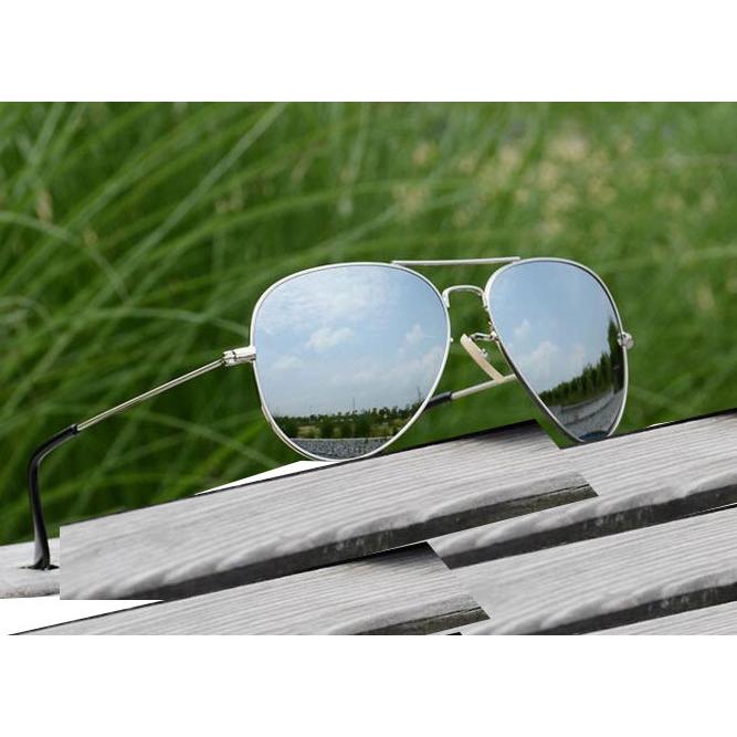 2 ティアドロップ サングラス シルバー メガネ おしゃれ フレーム