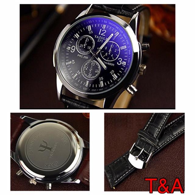 ete アナログ時計 黒レザーベルト ete 腕時計 ペア ウォッチ レザーベルト ステッチ ギフト 国内発