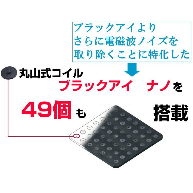 電磁波対策シリーズ ブラックアイパッド極ナノ きわみ BLACK EYE
