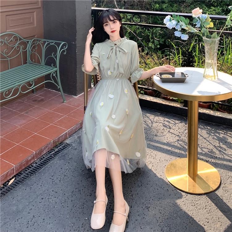 1500円 割り引き マキシ丈ワンピース 春夏 シャツワンピース 花柄 シフォン