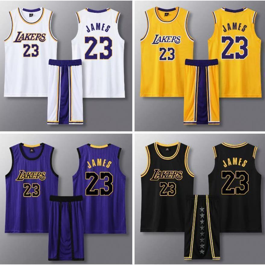 Tシャツ レイカーズチーム バスケットボールジャージ NBA半袖 背 Tシャツ レイカーズチーム バスケットボールジャージ NBA半袖 背