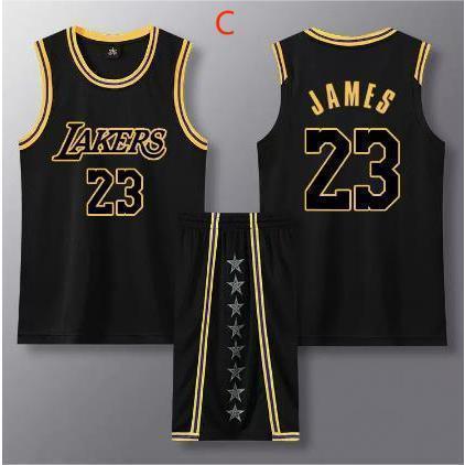 Tシャツ レイカーズチーム バスケットボールジャージ NBA半袖 背 Tシャツ レイカーズチーム バスケットボールジャージ NBA半袖 背