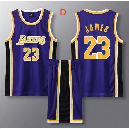 Tシャツ レイカーズチーム バスケットボールジャージ NBA半袖 背 Tシャツ レイカーズチーム バスケットボールジャージ NBA半袖 背