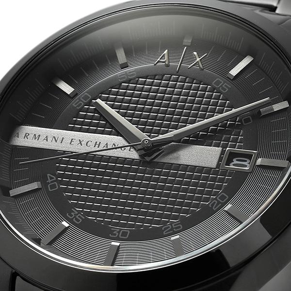 【新品電池で安心出荷】アルマーニエクスチェンジ ハンプトン 腕時計 ARMANI EXCHANGE AX7101 ブラック 黒 :AX7101