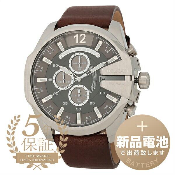 ディーゼル メガチーフ 腕時計 DIESEL DZ4290 グレー 灰 新品電池で安心出荷｜t-award