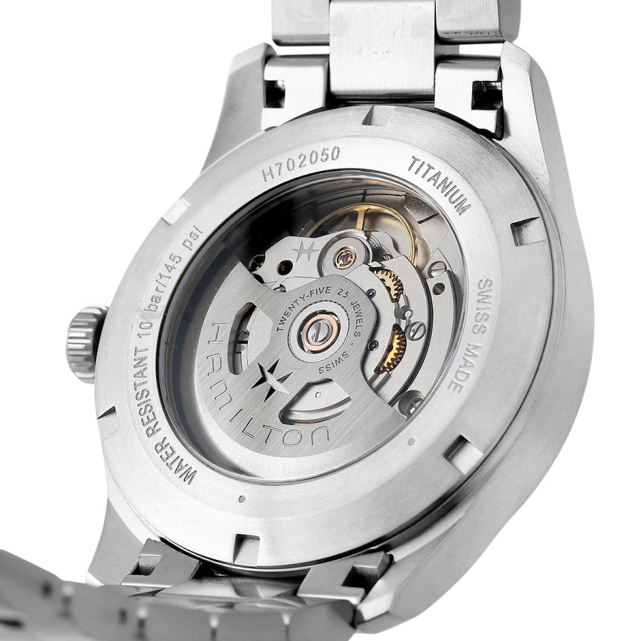 ハミルトン カーキフィールド チタニウム オート 腕時計 HAMILTON H70205140 ブルー 青｜t-award｜05
