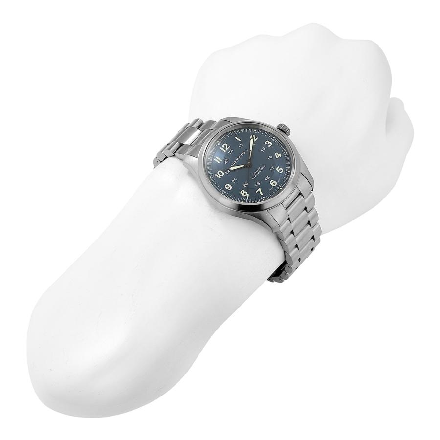 ハミルトン カーキフィールド チタニウム オート 腕時計 HAMILTON H70205140 ブルー 青｜t-award｜06