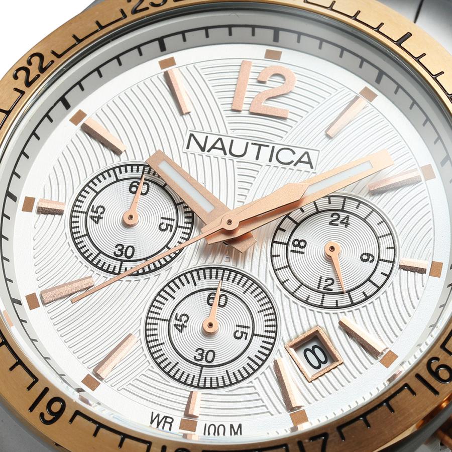 ノーティカ BFD14 SP CH クラシック 腕時計 NAUTICA A19618G ホワイト 白 新品電池で安心出荷｜t-award｜02