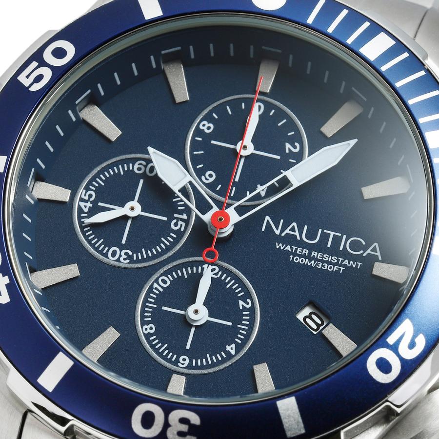 ノーティカ BFD11 DSC 腕時計 NAUTICA A20508G ブルー 青 新品電池で安心出荷｜t-award｜02