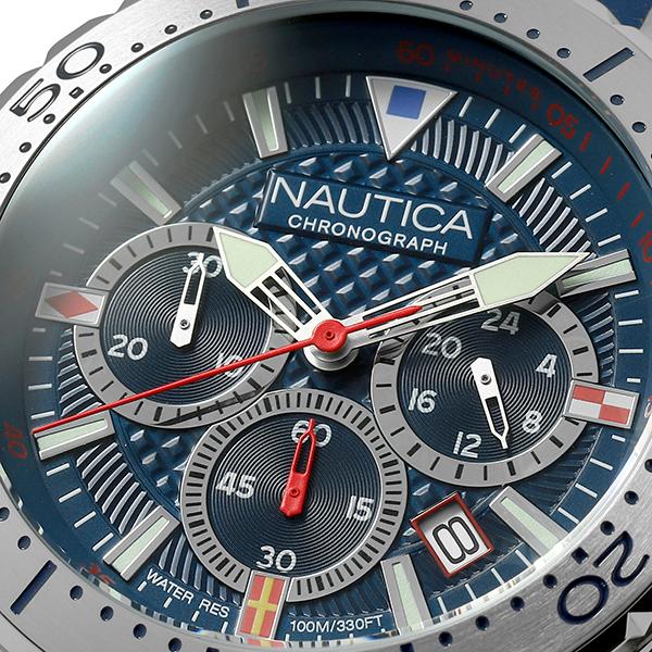 ノーティカ NST クロノ 腕時計 NAUTICA NAPNSF201 ネイビー 紺 新品電池で安心出荷｜t-award｜02