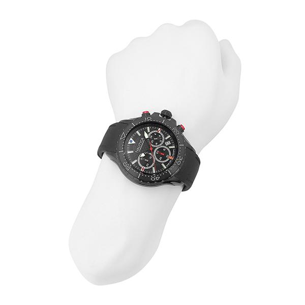 ノーティカ NST クロノ 腕時計 NAUTICA NAPNSF202 ブラック 黒 新品電池で安心出荷｜t-award｜04