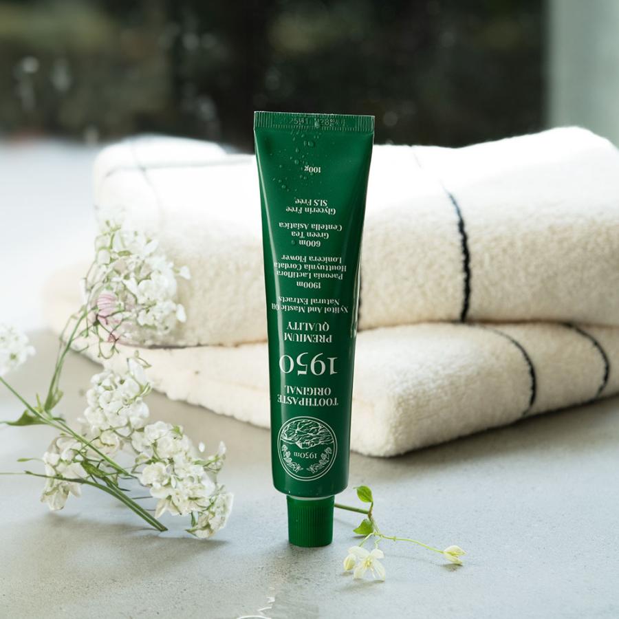 1950 トゥースペースト 済州 グリーン ブルー 無フッ素 韓国で話題の