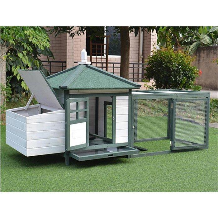 【早い者勝ち！】 豪華別荘 別荘 丈夫 ペットハウス 犬舎 犬小屋 キャットハウス ハウス おうち 屋外 野外 庭用 通気性 耐磨耗 組立 CWW-7 【LW9606939439】(34842円)