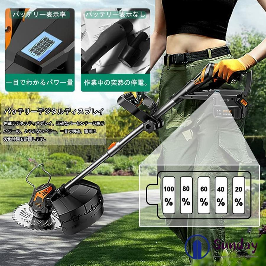 新しい新しい草刈り機充電式 電動草刈り機 コードレス 芝刈り機 マキタ