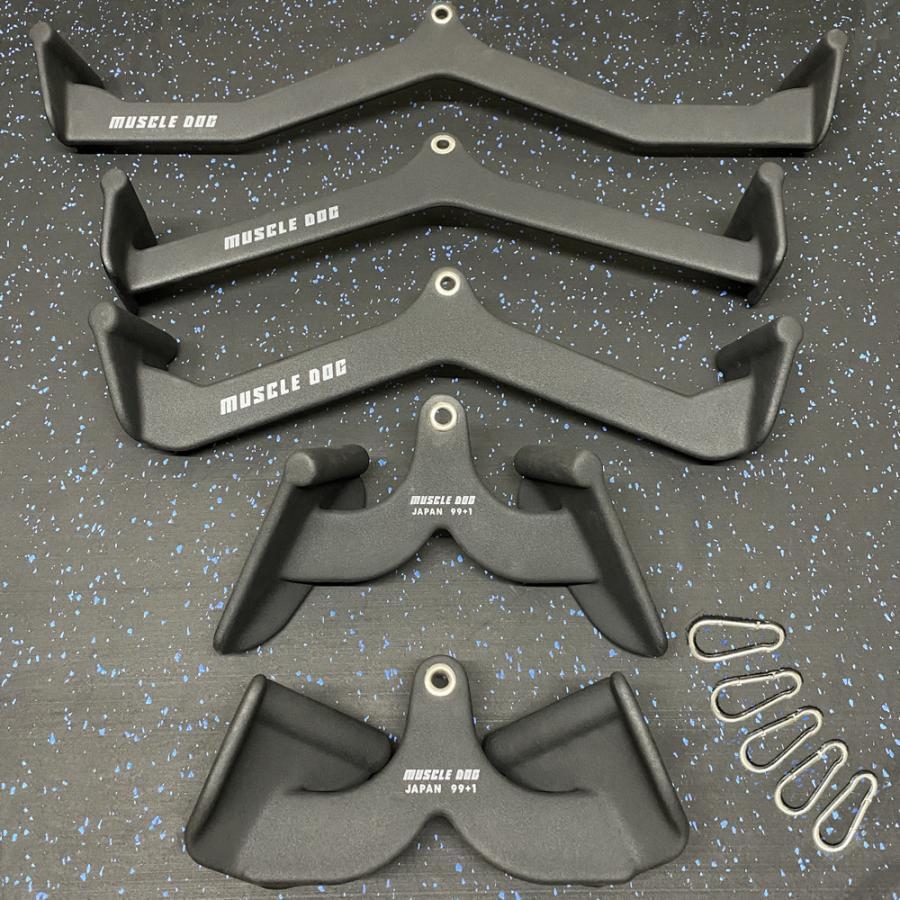 アタッチメント 5点セット ケーブルトレーニング用 筋トレ ケーブルマシン マググリップ 