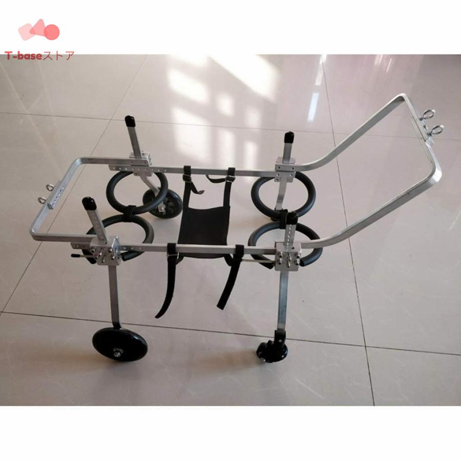 犬用歩行器 親友 - 犬車椅子調節可能な4輪ステンレス鋼カートペット/猫犬車椅子後肢障害者用リハビリテーション 犬用車椅子 犬用歩行器 親友 犬車椅子調節可能な4輪ステンレス鋼カートペット/猫犬車椅子後肢障害者用リハビリテーション 犬用車椅子