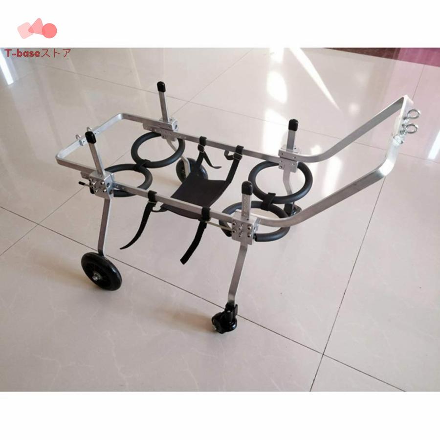 犬用歩行器 親友 - 犬車椅子調節可能な4輪ステンレス鋼カートペット/猫犬車椅子後肢障害者用リハビリテーション 犬用車椅子 犬用歩行器 親友 犬車椅子調節可能な4輪ステンレス鋼カートペット/猫犬車椅子後肢障害者用リハビリテーション 犬用車椅子