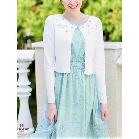 ギャラリービスコンティ Last Clearance 60 フラワープリント ウエストシャーリング使いワンピース クーポン利用不可 T Blue Berry ブルーベリー 通販 Yahoo ショッピング