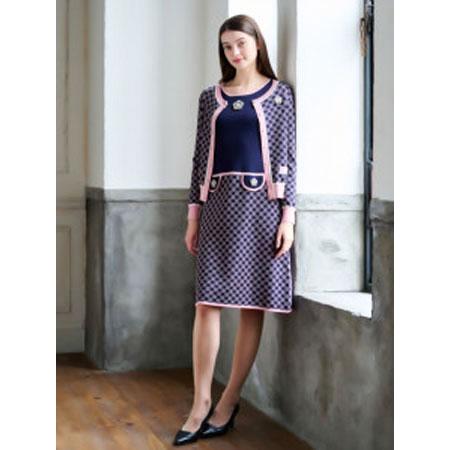 50%OFF☆スーパービューティー / ミラノリブ＆幾何学柄ジャガード編み  