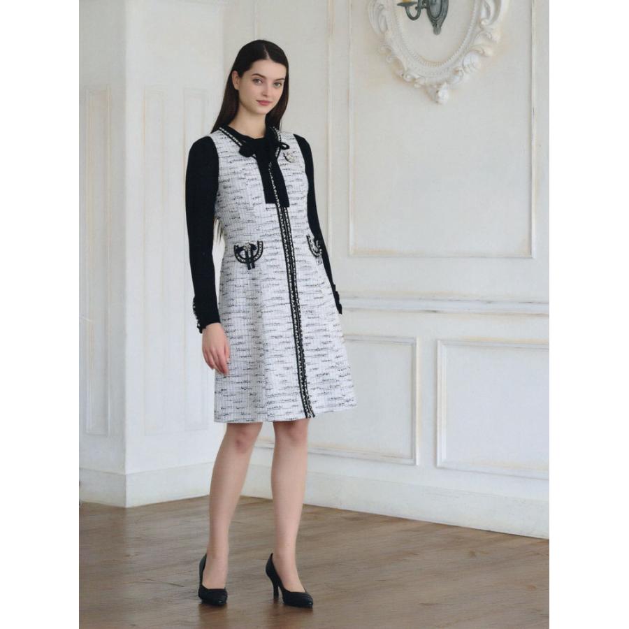 スーパービューティー☆42ツイードワンピース 【公式通販】