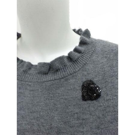 ♠♥♣♦新品未使用！Super Beauty フリル衿×二重袖のチュニック ♤♥♧♢新品未使用！Super Beauty フリル衿×二重袖のチュニック