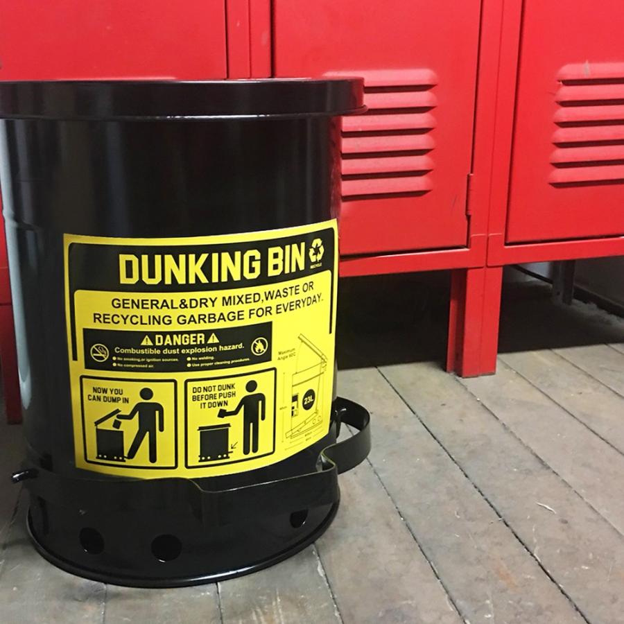 ゴミ箱ダンキングビン 23l ふた付き ごみ箱 23リットル ダストビン トラッシュカン アメリカン雑貨 Dunking Bin アメリカン雑貨bravo 通販 Yahoo ショッピング