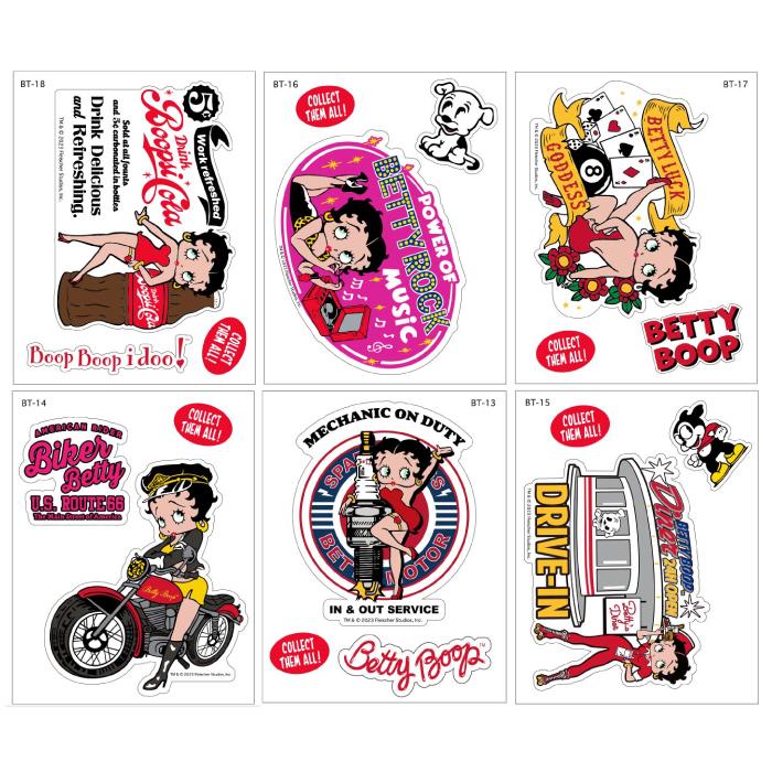 ベティーブープ ステッカー BETTY BOOP ベティ・ブープ ベティちゃん