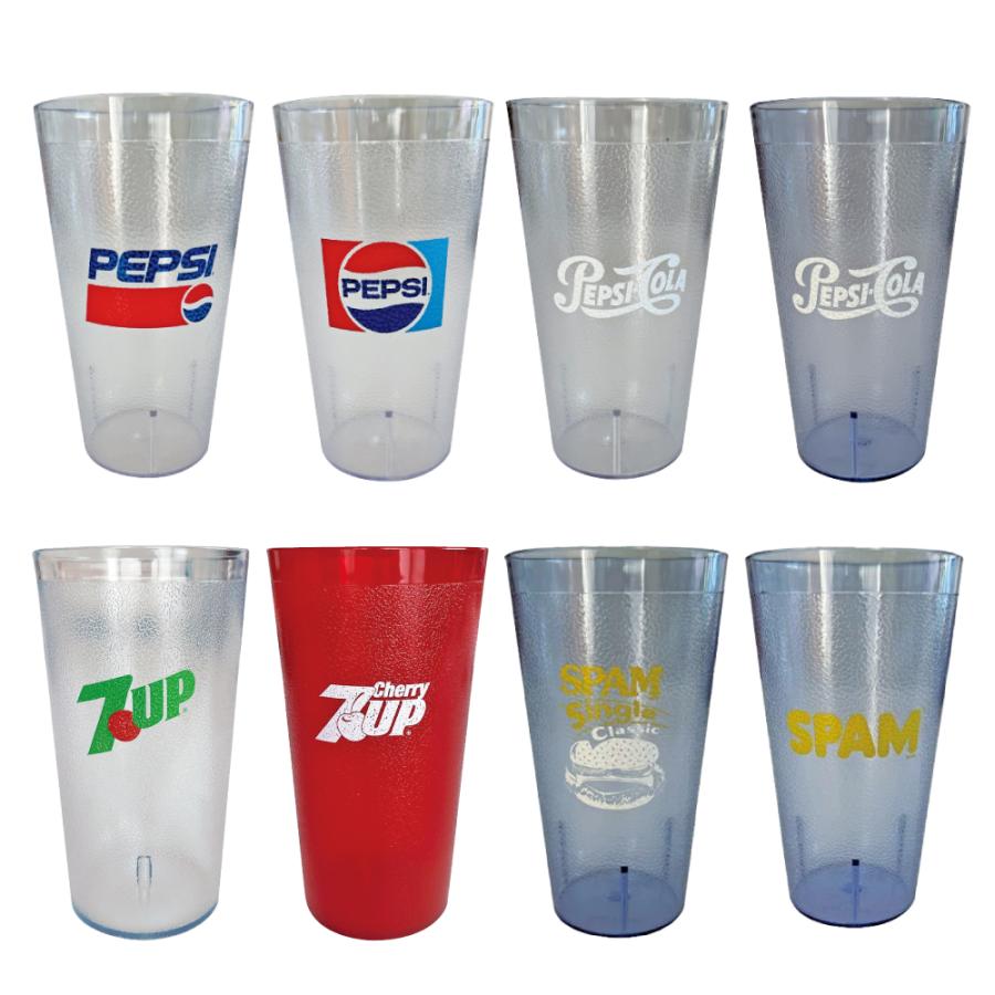 ペプシ 7up プラスチック製 16oz タンブラー アメリカン雑貨 ダイナー