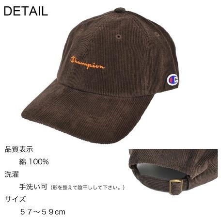防寒 Champion チャンピオン キャップ コーデュロイ 381 40 返品 交換対象商品