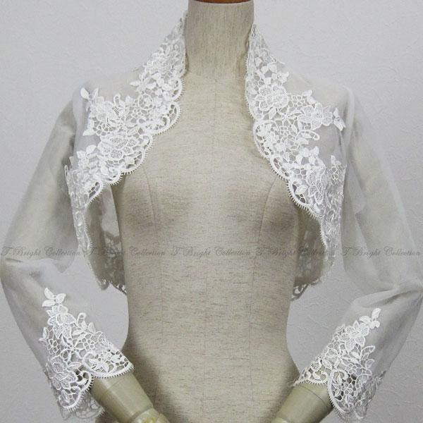 【美品】長袖ウエディングボレロ imgrc0076520640.gif